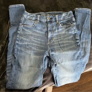 American Eagle high waisted super stretch curvy jeans